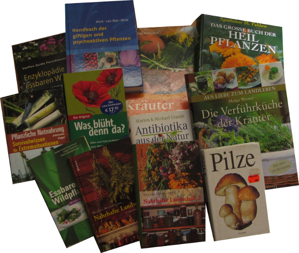 Bücher über essbare Wildpflanzen und Wildkräuter